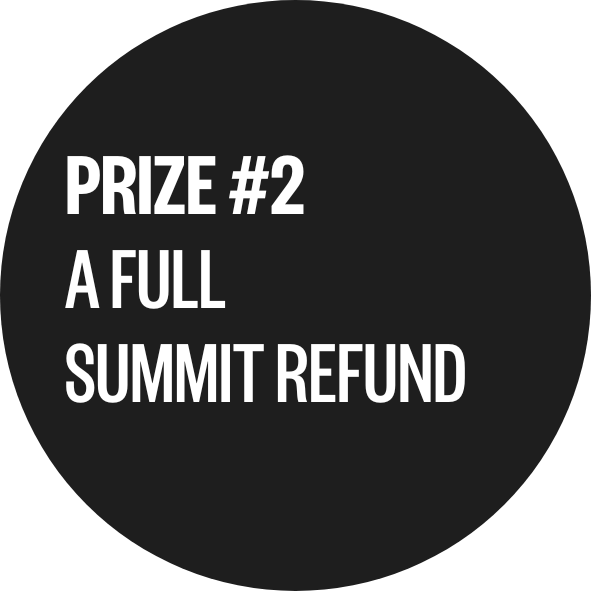 Continue and recruit 5 friends, and receive a Summit refund up to the value $750. This offer ends once the first 700 applicants are accepted and the refund is issued when all 5 friends have completed 3 sessions with their mentor.