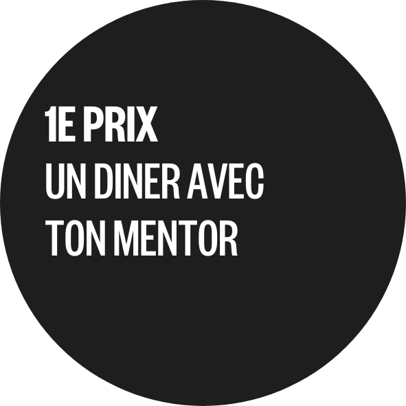 Sympa hein ? Un diner pour deux dès lors que tu t'inscris et que l'un de tes amis est accepté. Plutôt simple non ? Tu ne te trouves pas dans la même ville que ton mentor ? Pas grave, tu peux recevoir à la place un bon pour acheter des livres de notre liste de lecture.